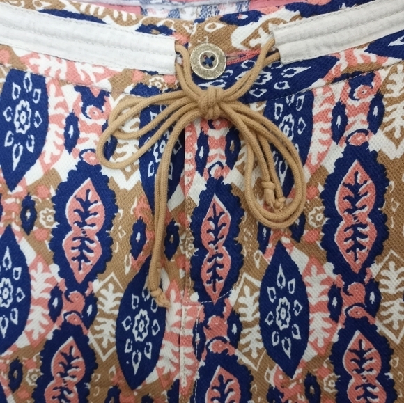 Pilcro Paz Ikat Joggers Royal Blue Sz 26 - Picture 5 of 16